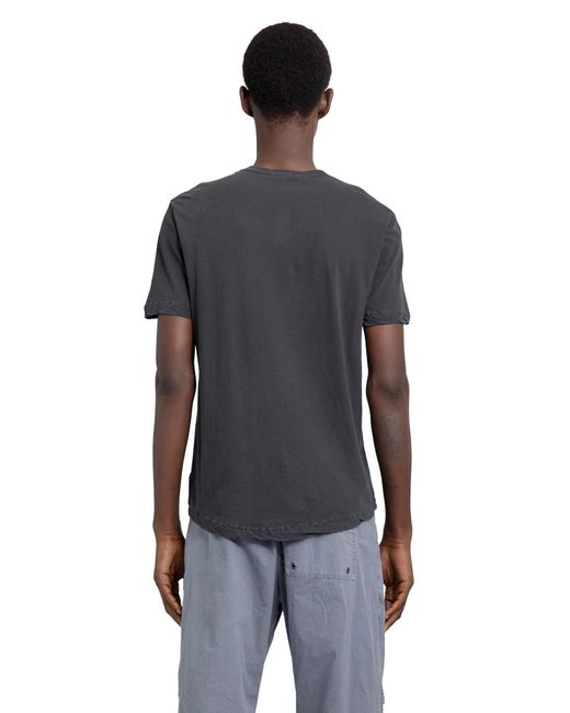 James Perse Blue Clear Jersey Crew T-Shirt for men
