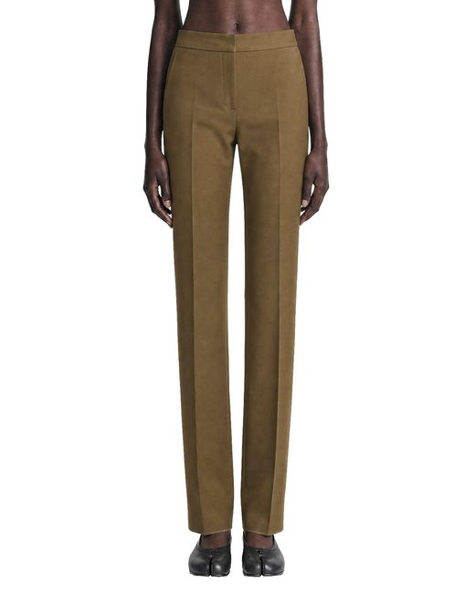 Max Mara Green Stretch Cotton Trousers