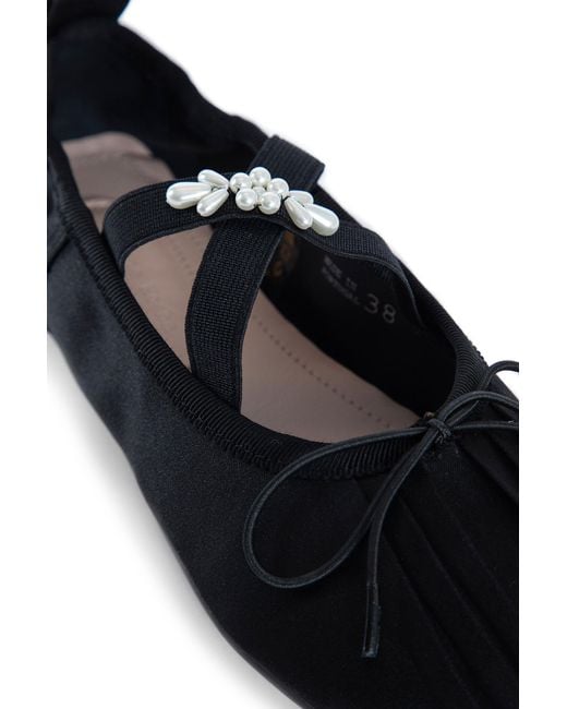 Simone Rocha Black Flats