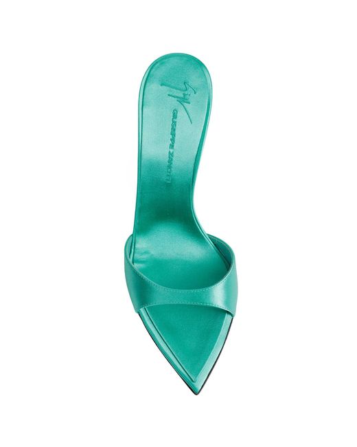 Giuseppe Zanotti Green X Antonioli Intriigo Mules