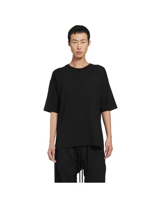Thom Krom Black Relaxed Fit T-Shirt for men
