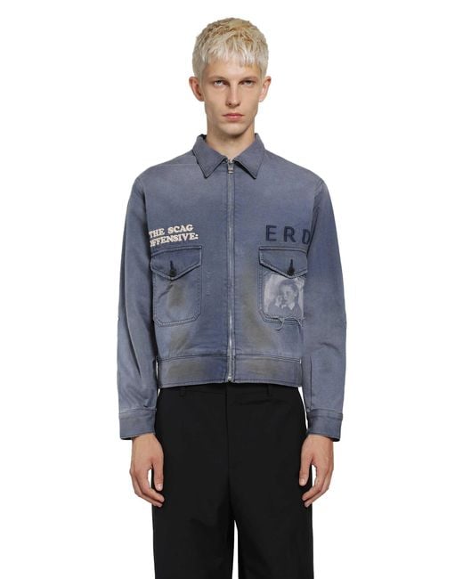 Enfants Riches Deprimes Blue Young Wasp Jacket for men