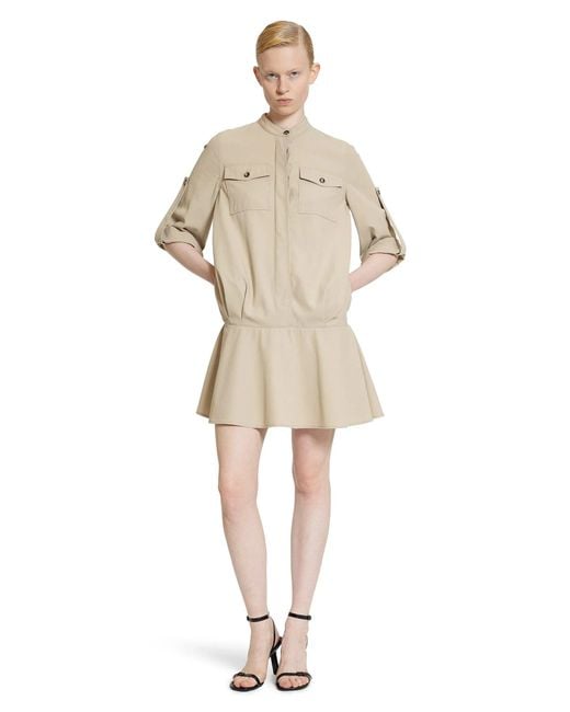 Loewe Natural Military Shirt Dress