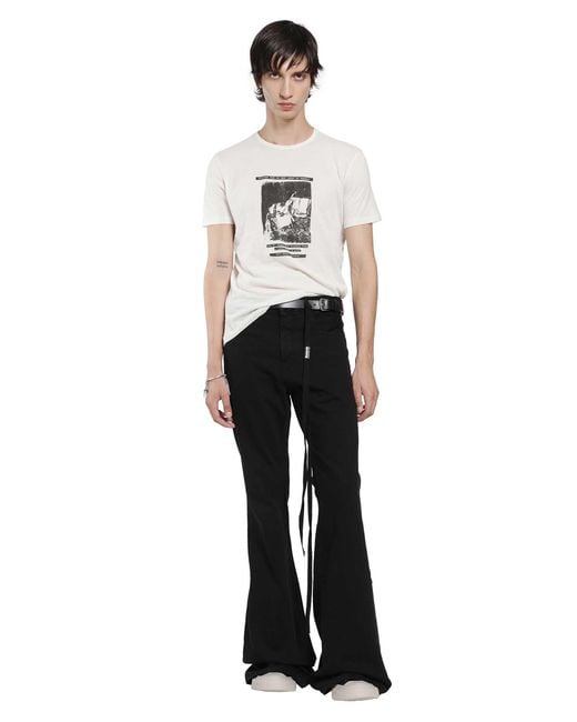 Ann Demeulemeester White Baptist 'Dust Of Memory' Standard T-Shirt for men