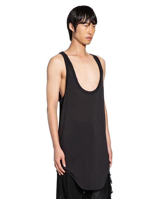 Rick Owens Black Concordians Pony Tank for men