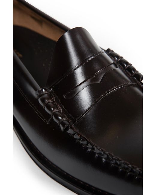 G.H.BASS Black Weejuns Larson Penny Loafers for men