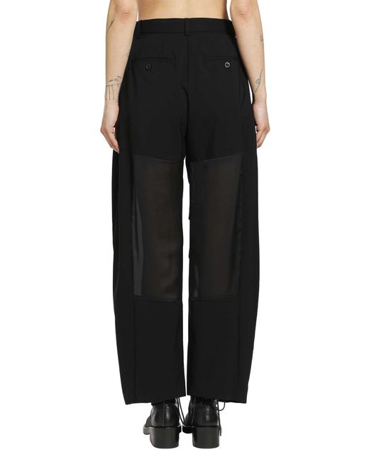 Sacai Black Wool Suiting Pants