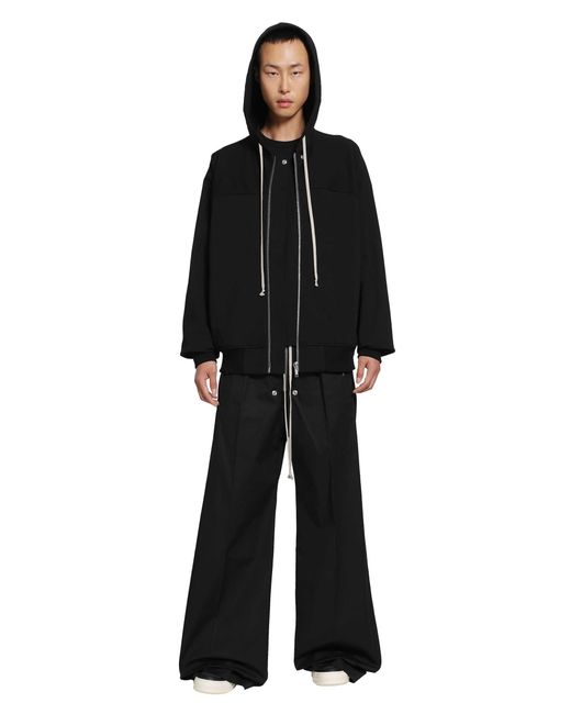 Rick Owens Black Tower Windbreaker for men
