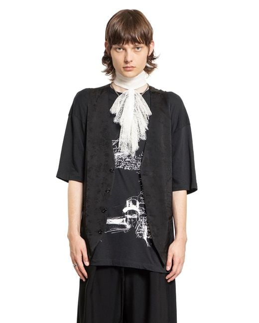Ann Demeulemeester Dieter 'Sketchbook' High-Comfort T-Shirt in
