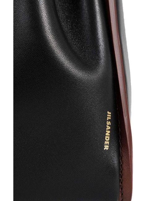 Jil Sander Black Pivot Tote Bag