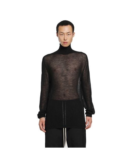 Rick Owens Black Tower Oversized Turtle for men