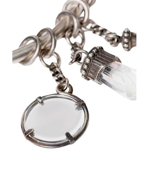 Ann Demeulemeester White Arto Bracelet for men