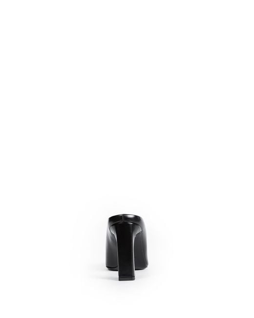 Totême  Black Bar Box-Leather Mules