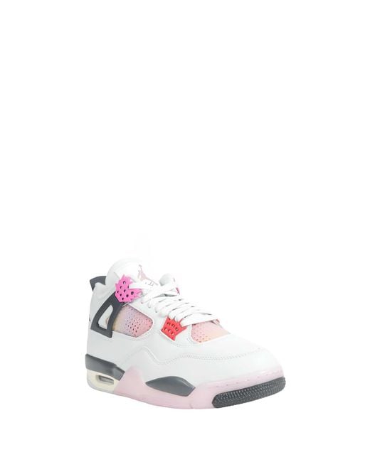 Nike White Air Jordan 4 Retro Comic Sneakers for men