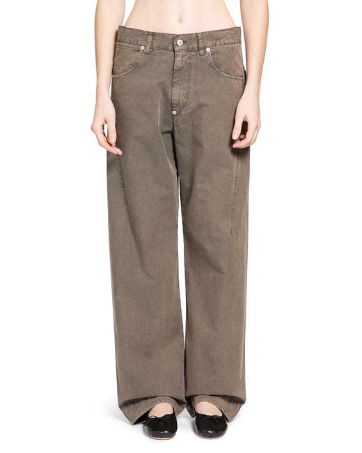 6397 Brown Darted Pants
