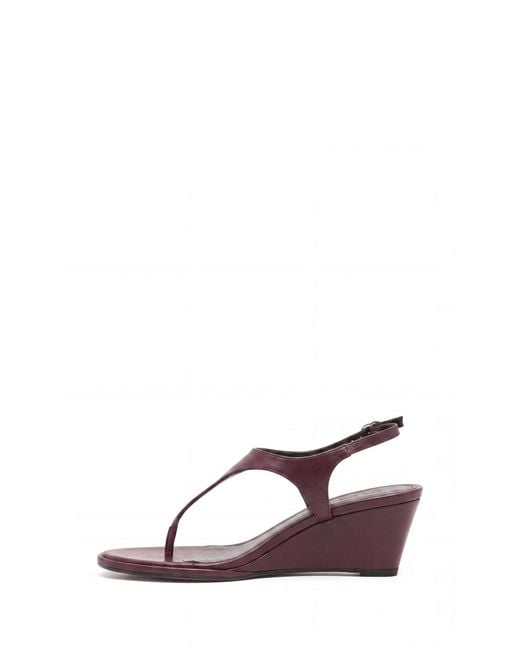 Aeyde Brown Roose Wedge Sandals