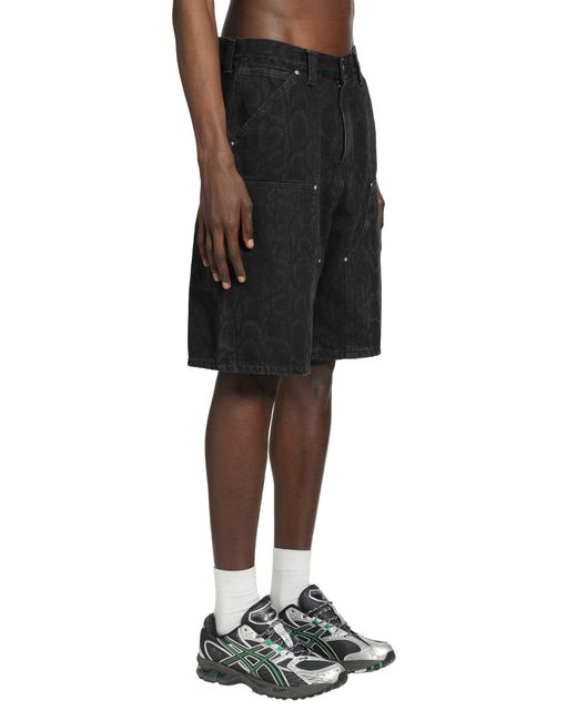 Carhartt Black Og Double Knee Shorts for men
