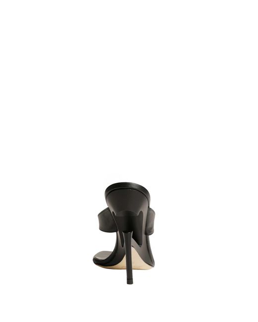 NVL-GARDE Black Broken Heel Thong Sandals