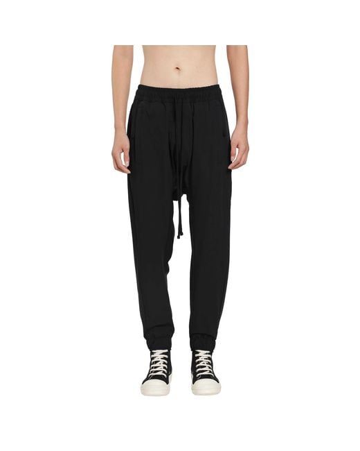 Thom Krom Black Stretch Nylon Jersey Track Pants for men