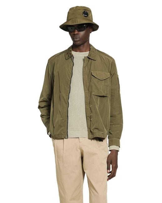 C P Company Green Chrome-R Overshirt for men