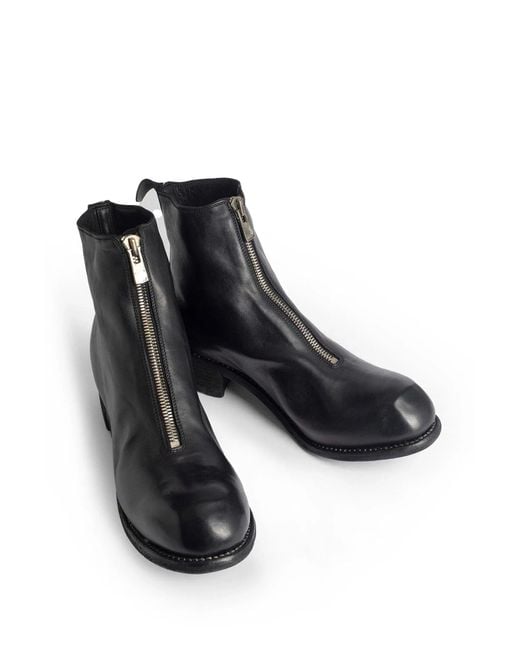 Guidi Black Boots for men