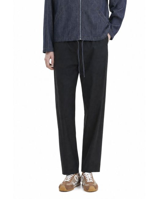 Loewe Black Drawstring Trousers for men
