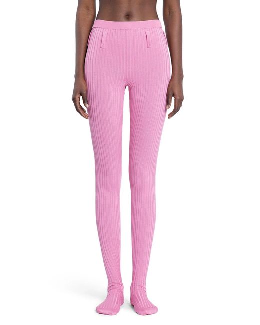Prada Pink Cotton Stockings