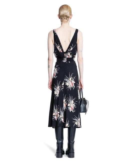 Prada Blue Printed Sablé Dress