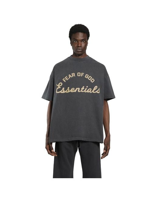 Fear Of God Black Training 90S Short Sleeve Tee for men