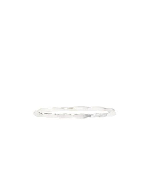 Werkstatt:münchen White Bangle Hook Facets for men