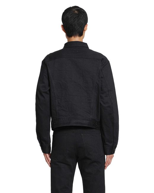 Kapital Black 14Oz Denim Westerner Jacket for men