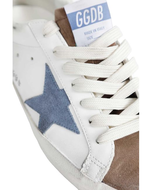 Golden Goose Deluxe Brand Metallic Super-Star Sneakers for men