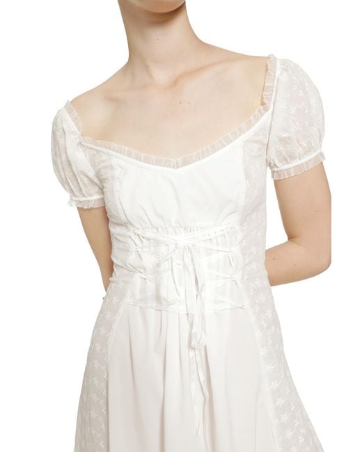 Daisy London White Terrestrial Dress