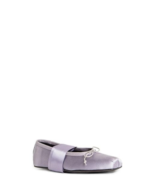 Ann Demeulemeester White Paloma Ballerinas