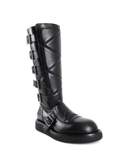 Ann Demeulemeester Black Ditte Wrap Boots