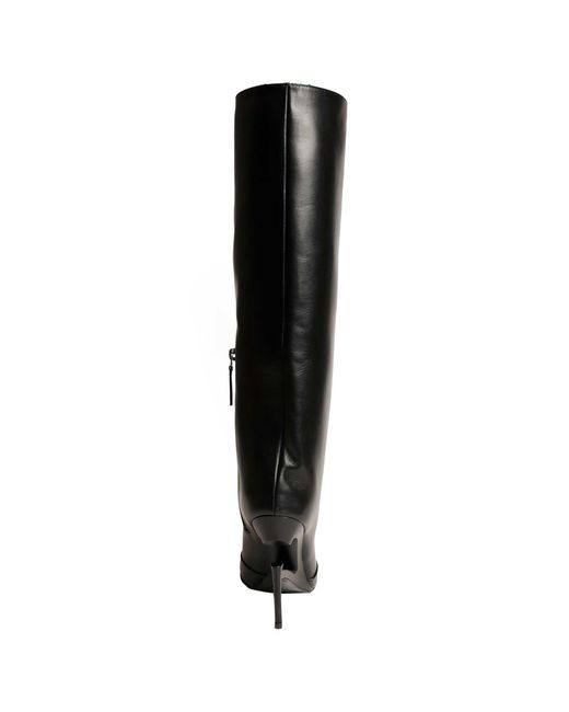 NVL-GARDE Black Broken Heel Knee High Boots