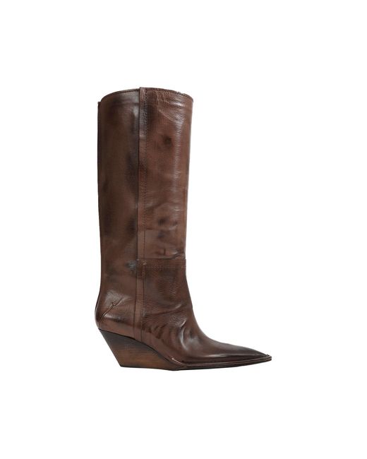 Capasa Brown Leather Boots