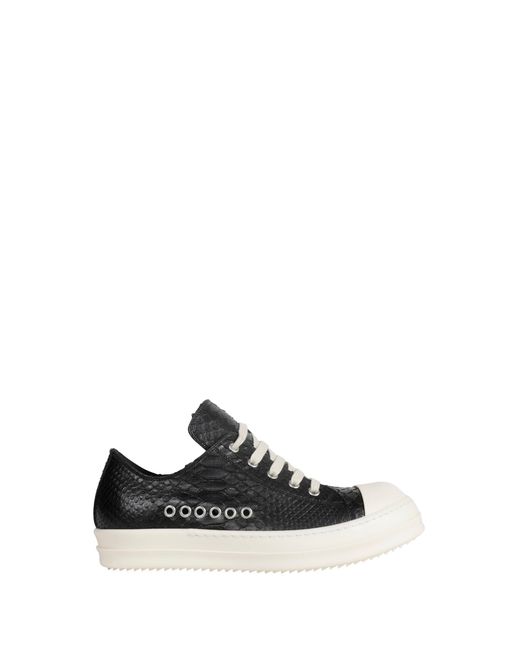 Rick Owens Black Temple Low Sneaks for men