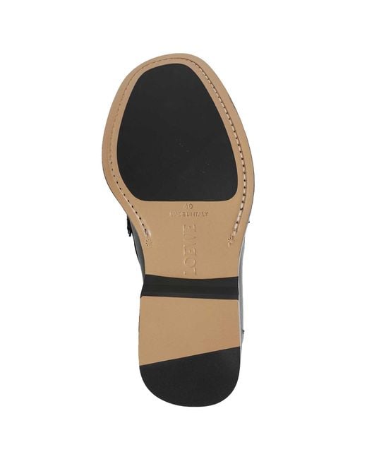 Loewe Black Bobine Loafers for men