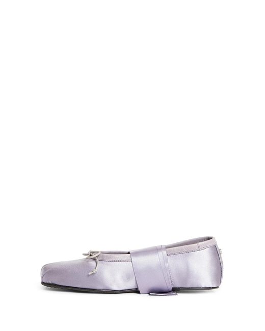 Ann Demeulemeester White Paloma Ballerinas