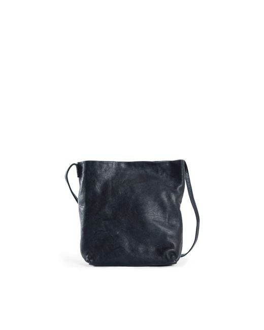 Ann Demeulemeester Blue Vintage Lux Grained Leather