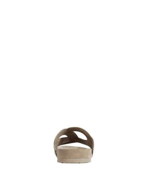 Loewe Gray Ease Monogram Slides for men