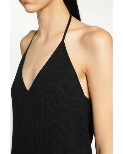 Jil Sander Black Sleeveless Dress