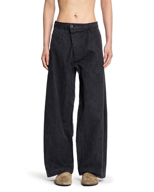 Jan Jan Van Essche Black Trousers#84 for men