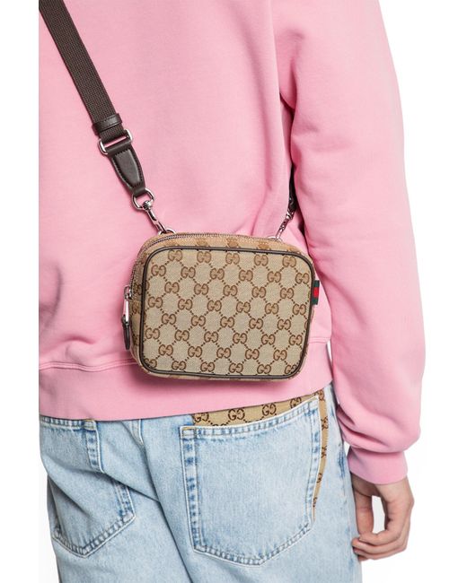Gucci Natural gg Canvas Mini Bag for men
