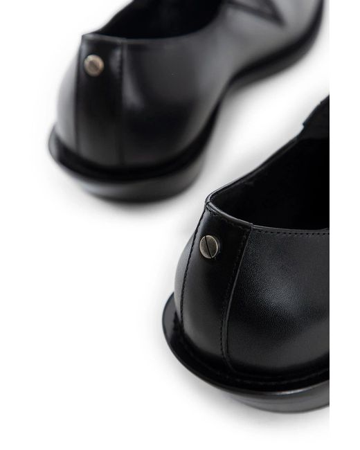 Ann Demeulemeester Black Makea Pointy Cowboy Shoes for men