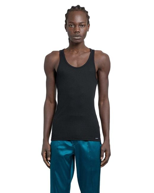 Tom Ford Blue Tank Tops for men