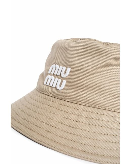 Miu Miu Natural Hats