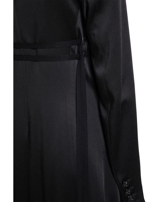 Ann Demeulemeester Black Abke X-Long Open Front Coat