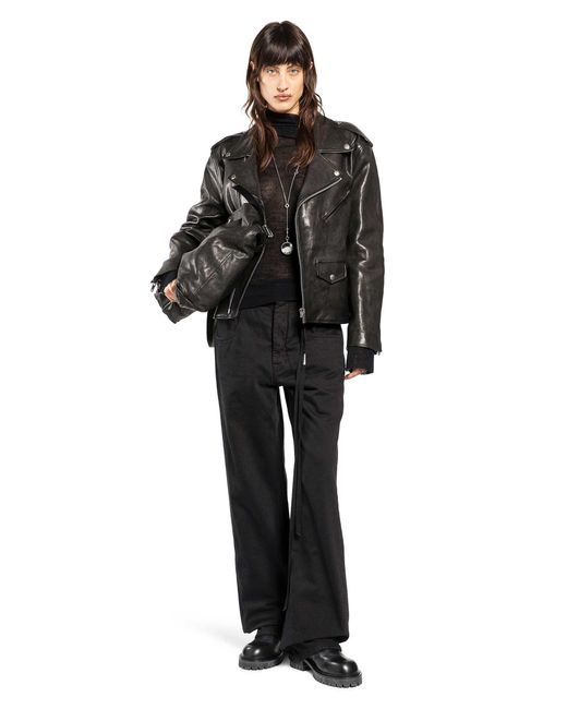 Ann Demeulemeester Black Tizziana Drop Shoulder Knit Top